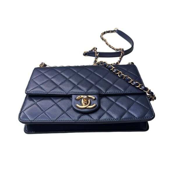 Chanel Iridescent Small Chic Pearls Flap Bag - Picture 10 of 13